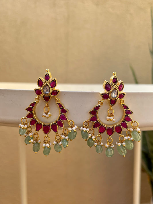 Aanadita Chandbali Earrings