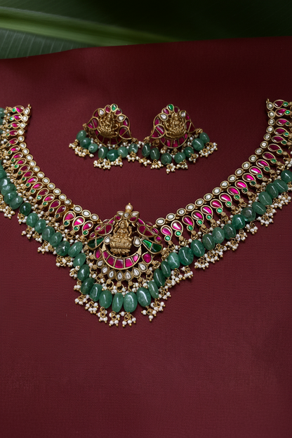 Reena jadau Necklace Set