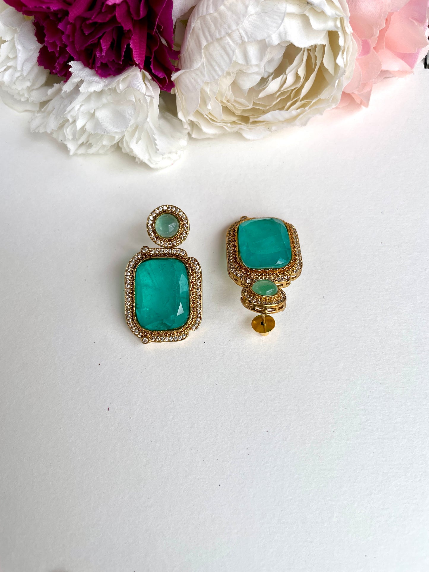 GIYA SEA GREEN NECKLACE SET