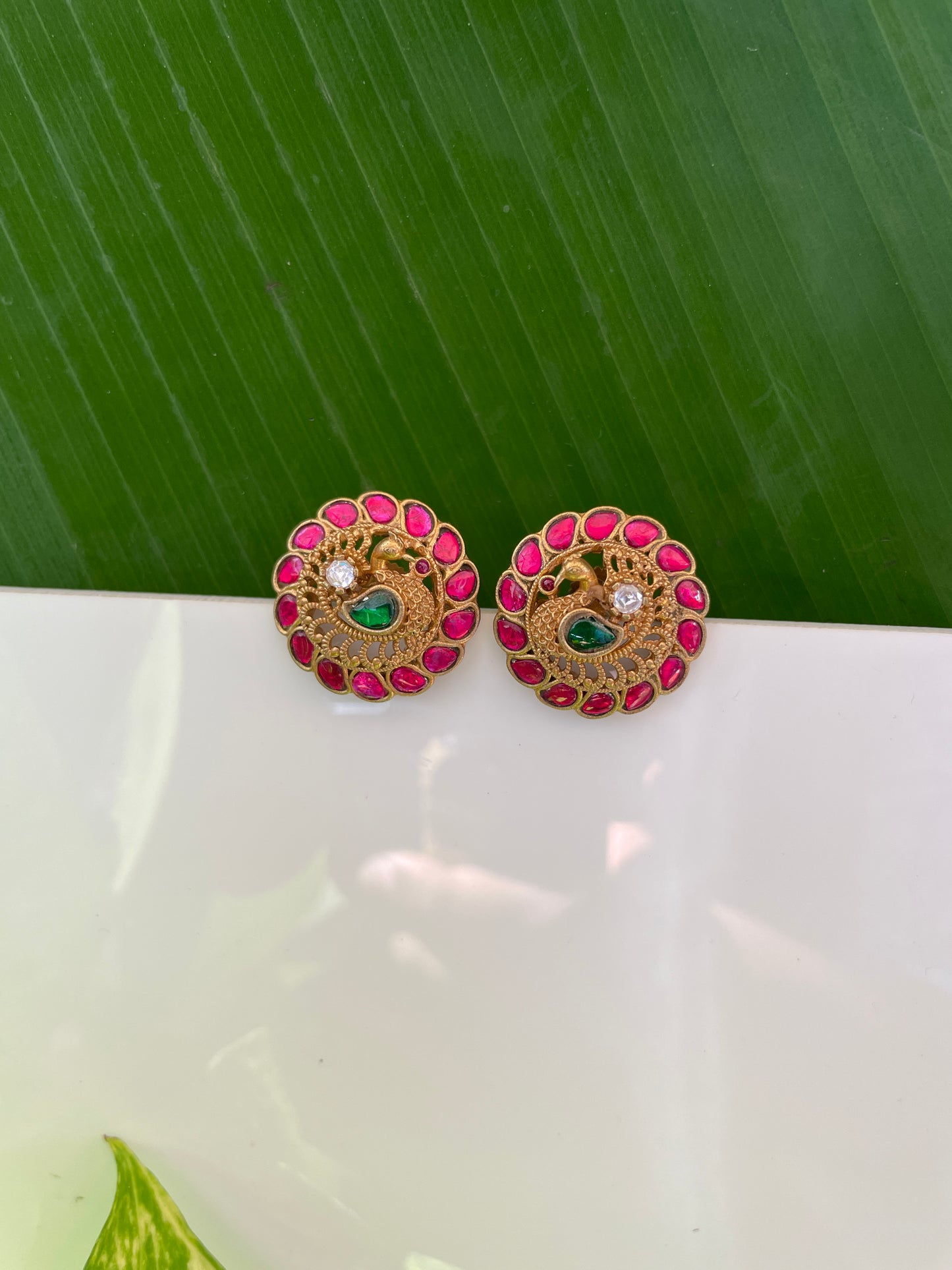 HEERANMAYI JADAU STUD EARRING