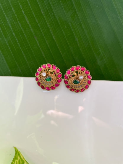 HEERANMAYI JADAU STUD EARRING