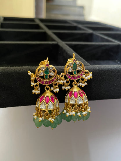 AARNA MULTI JHUMKI EARRINGS