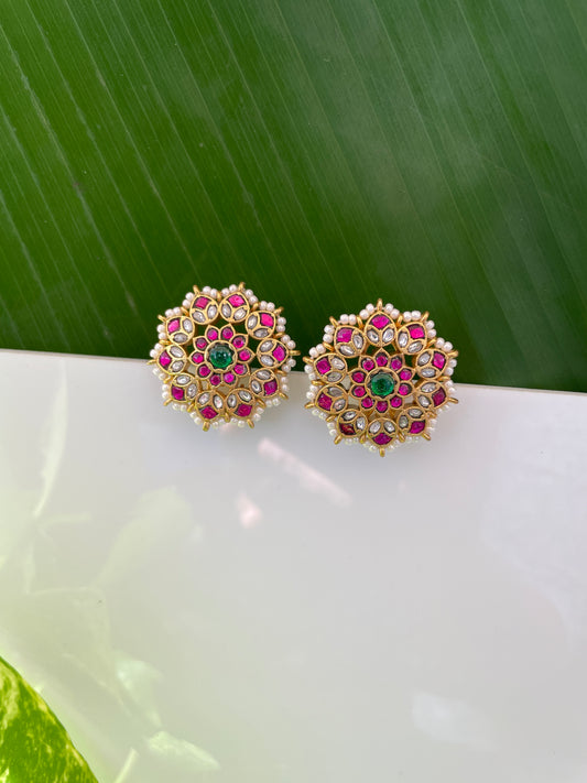 GANGA JADAU STUD EARRING