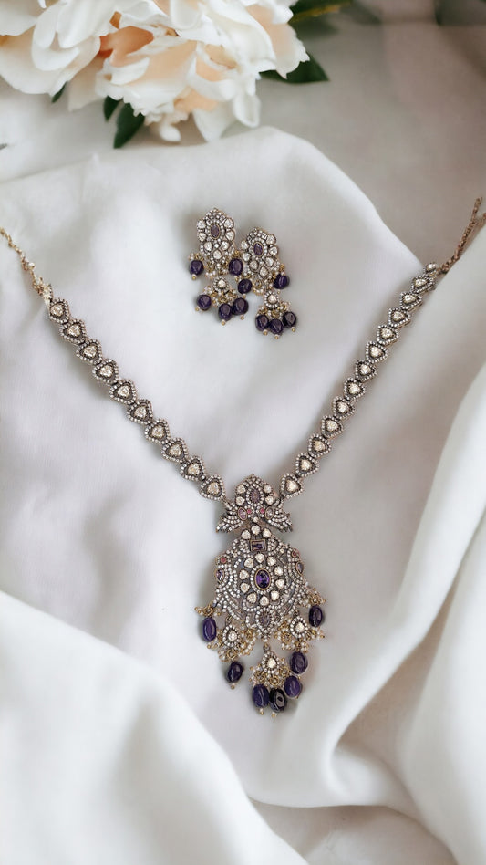 Viva Purple Necklace Set