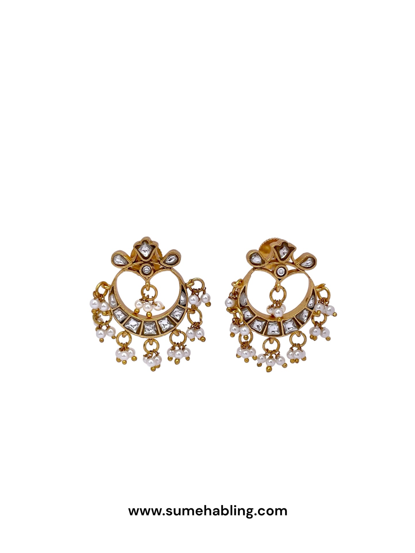 Aanadita Chandbali Earrings