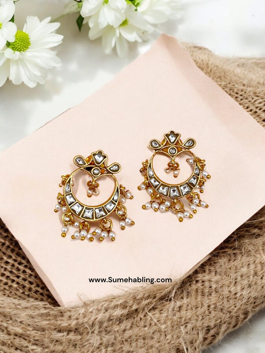 Aanadita Chandbali Earrings