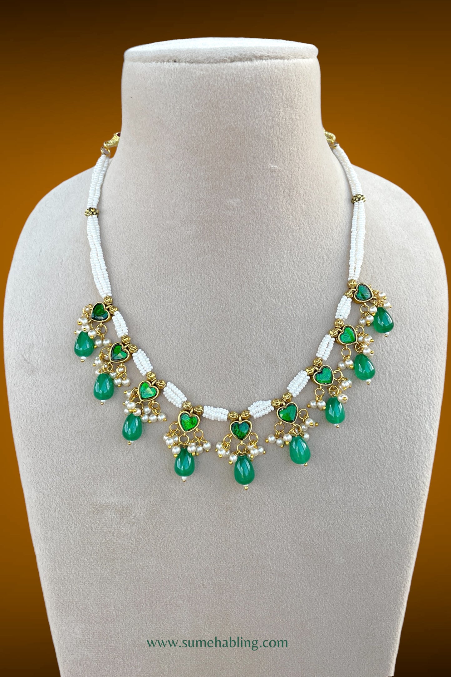 Malathi Green Necklace