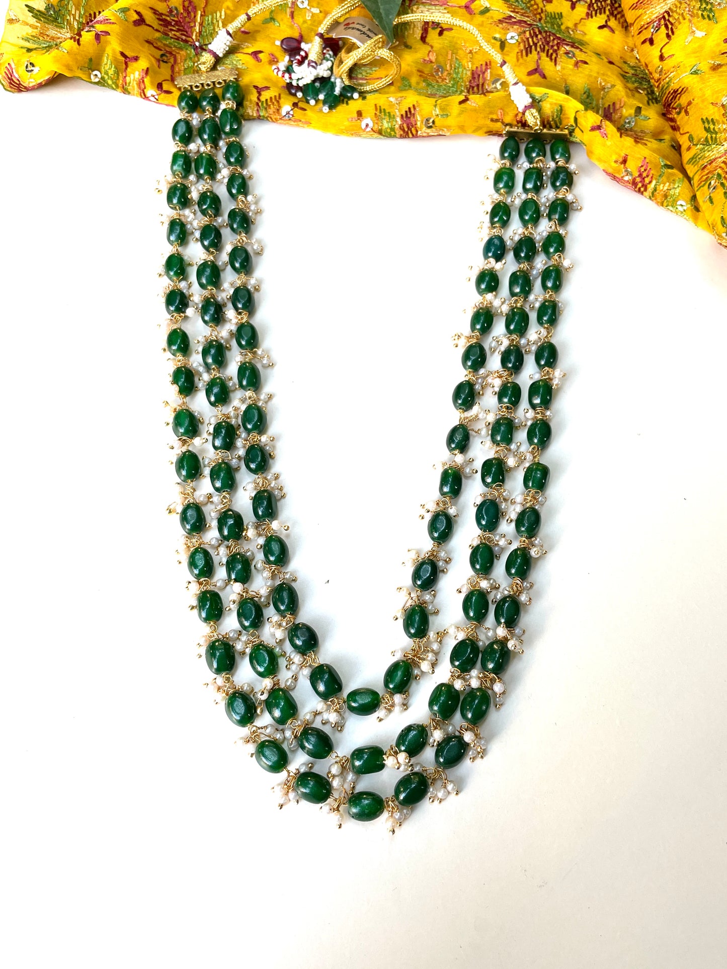 Smitha Green Layered Necklace