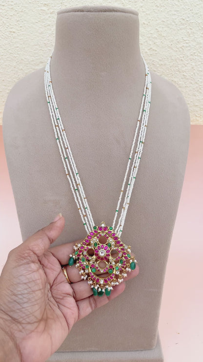 Pushpa Long Necklace