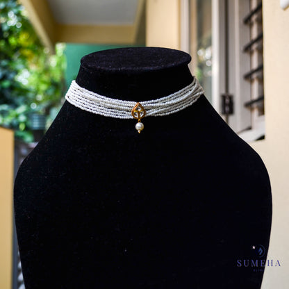 Kanika White Choker Necklace