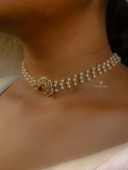 Muktha choker Necklace